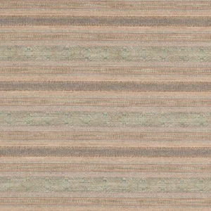 brown striped woven fabric from Colefax & Fowler