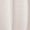 white geometric cotton fabric from Colefax & Fowler