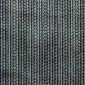 blue contemporary velvet-chenille fabric from Colefax & Fowler