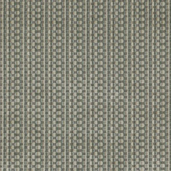 blue contemporary velvet-chenille fabric from Colefax & Fowler