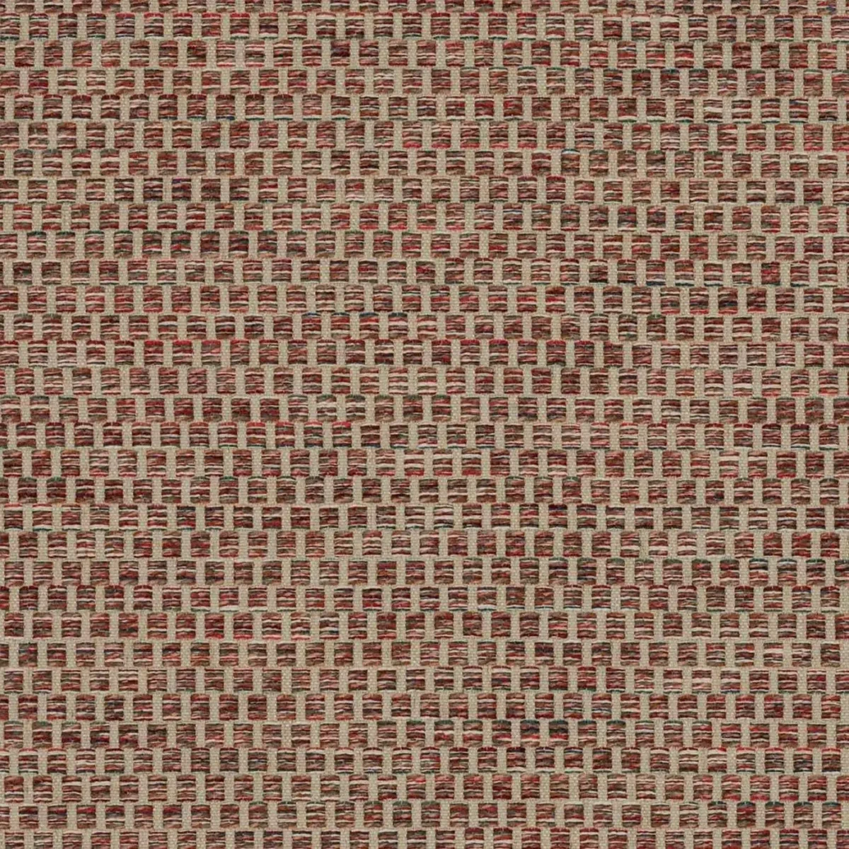 Lindsey Fabric - Red / Green by multicolour contemporary jacquard fabric from Colefax & Fowler