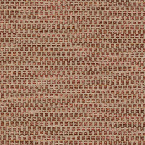 Lindsey Fabric - Tomato by red contemporary jacquard fabric from Colefax & Fowler