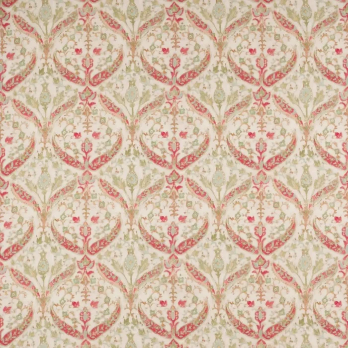 Yasamin Fabric - Red / Green swatch