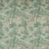 green botanical linen fabric from Colefax & Fowler