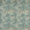 blue botanical linen fabric from Colefax & Fowler