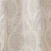 black-grey botanical linen fabric from Colefax & Fowler