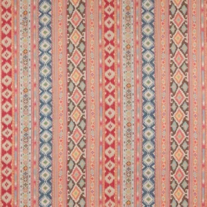 multicolour traditional printed fabric from Colefax & Fowler
