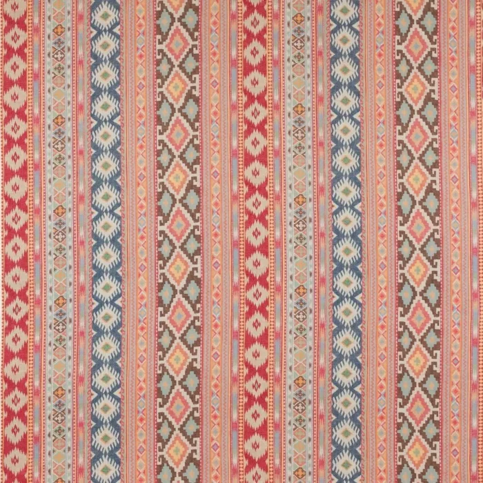 Delgado Fabric - Red / Sienna swatch