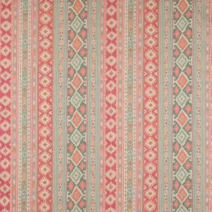 green traditional printed fabric from Colefax & Fowler