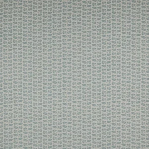 blue botanical linen fabric from Colefax & Fowler