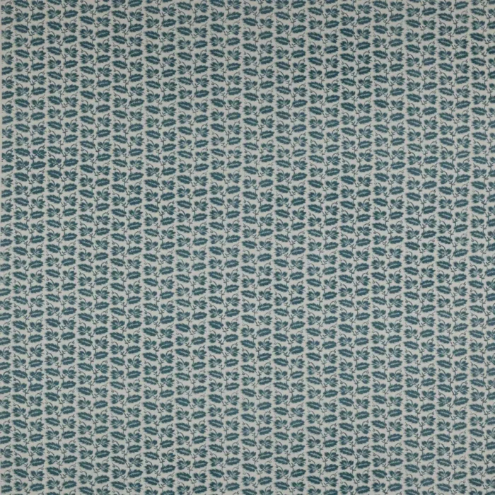 Leaf Stripe Fabric - Blue fabric swatch F4749-03