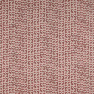 pink botanical linen fabric from Colefax & Fowler