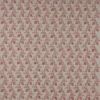 pink botanical linen fabric from Colefax & Fowler
