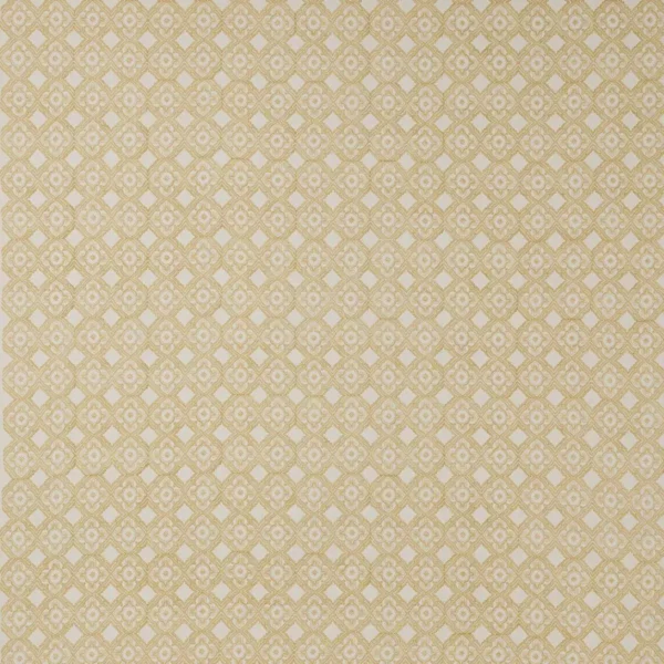 Ellison Fabric - Gold by yellow geometric linen fabric from Colefax & Fowler