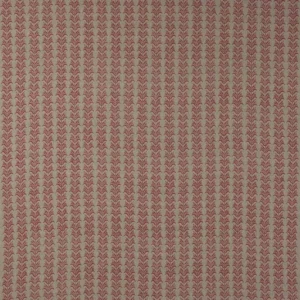 red botanical linen fabric from Colefax & Fowler