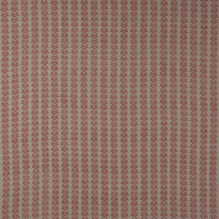 Birch Stripe Fabric - Red fabric swatch F4752-03