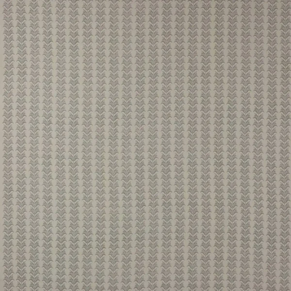 black-grey botanical linen fabric from Colefax & Fowler
