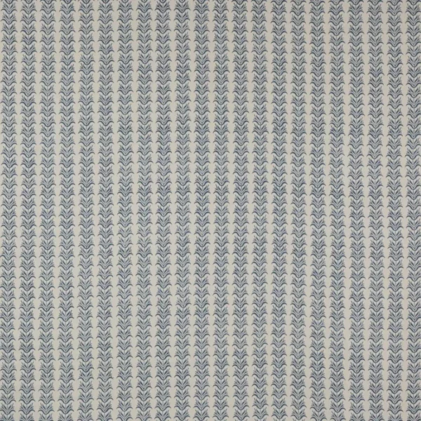 blue botanical linen fabric from Colefax & Fowler