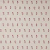 red botanical linen fabric from Colefax & Fowler