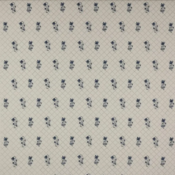 Berkley Spring Fabric - Navy Blue fabric swatch F4753-05