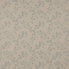 blue botanical embroideried fabric from Colefax & Fowler