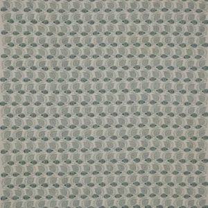 blue botanical linen fabric from Colefax & Fowler