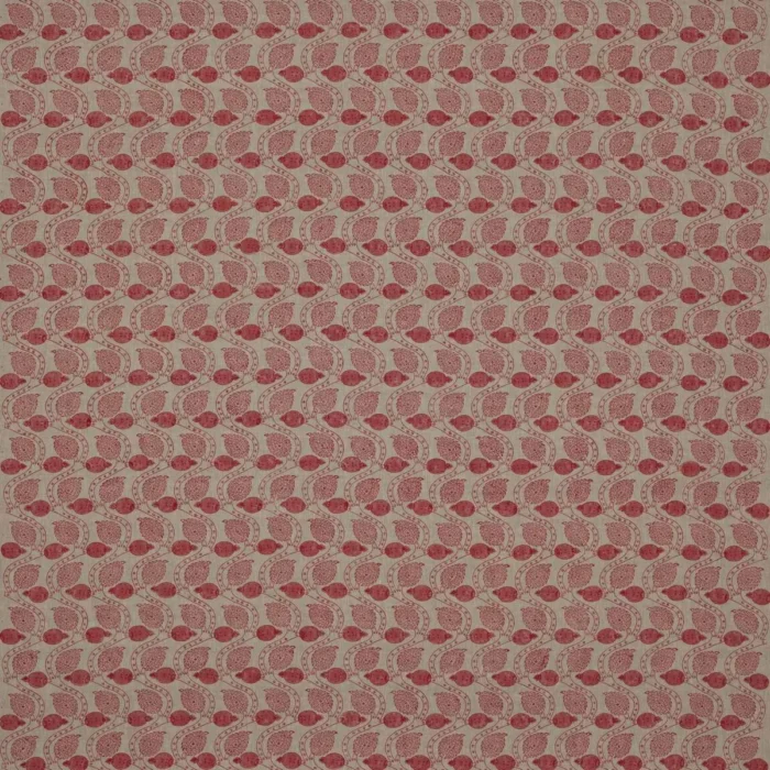 Ashmead Fabric - Red fabric swatch F4759-05