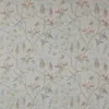 blue botanical linen fabric from Colefax & Fowler