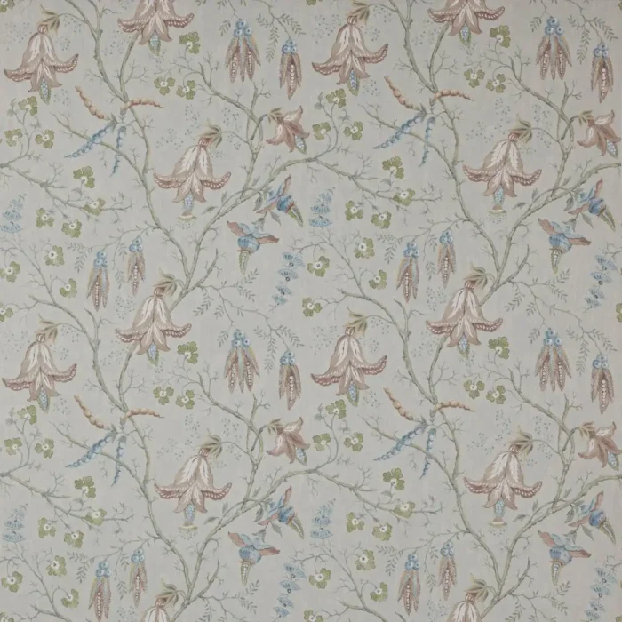 Cristabel Fabric - Aqua swatch