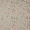 green botanical linen fabric from Colefax & Fowler
