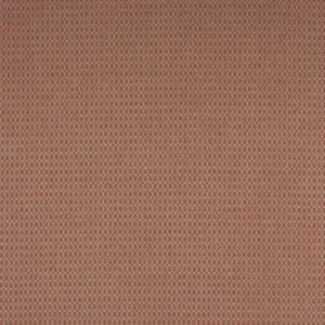 red geometric jacquard fabric from Colefax & Fowler