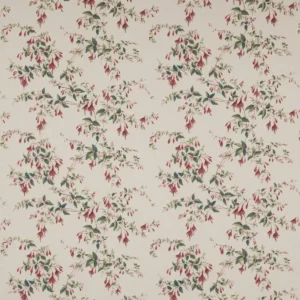 green botanical linen fabric from Colefax & Fowler