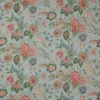 blue botanical linen fabric from Colefax & Fowler