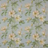 blue botanical linen fabric from Colefax & Fowler