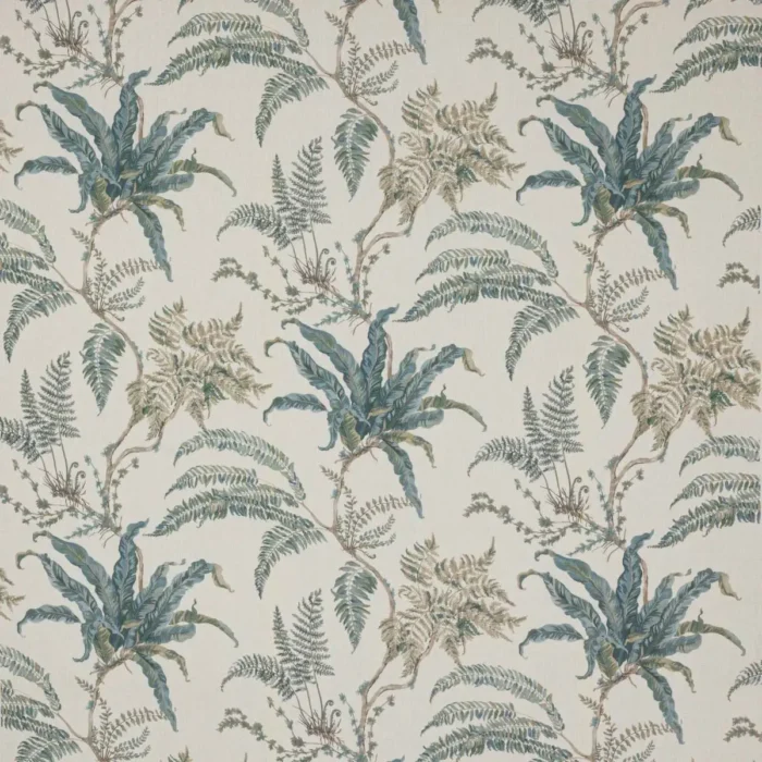 Woodfern Fabric - Old Blue swatch