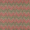 green geometric jacquard fabric from Colefax & Fowler