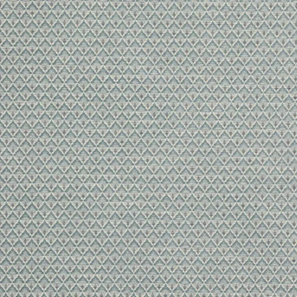 Carlotta Fabric - Blue by blue geometric jacquard fabric from Colefax & Fowler