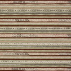 green striped jacquard fabric from Colefax & Fowler