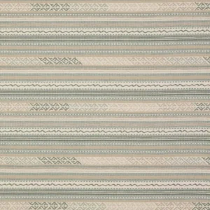 blue striped jacquard fabric from Colefax & Fowler
