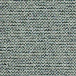 blue geometric jacquard fabric from Colefax & Fowler