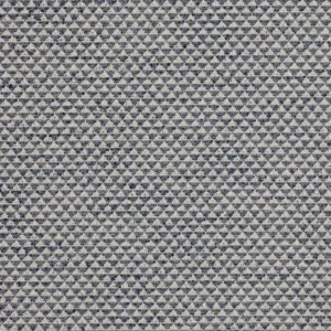 blue geometric jacquard fabric from Colefax & Fowler