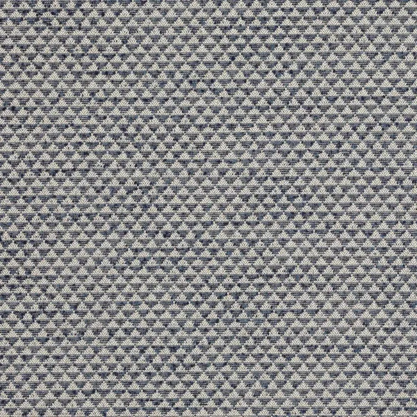 Newland Fabric - Navy by blue geometric jacquard fabric from Colefax & Fowler