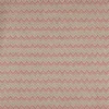 red geometric jacquard fabric from Colefax & Fowler