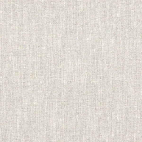 Carnforth Fabric - Natural by white plain woven fabric from Colefax & Fowler