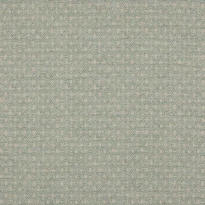 blue geometric jacquard fabric from Colefax & Fowler
