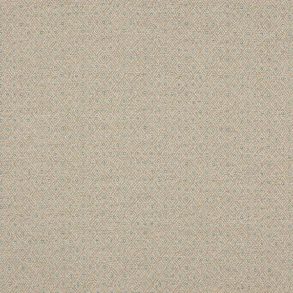 Sebastian Fabric - Beige by neutral geometric jacquard fabric from Colefax & Fowler