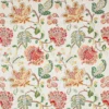 multicolour botanical embroideried fabric from Colefax & Fowler