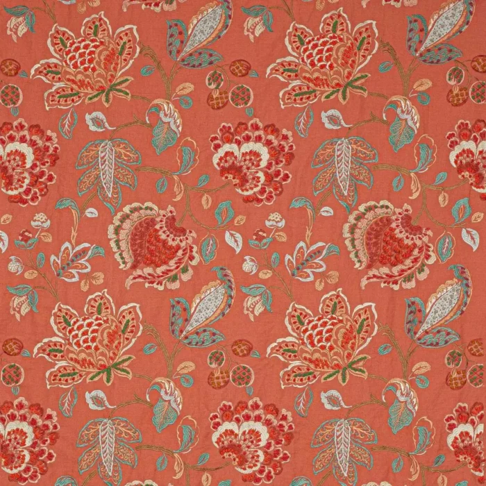 Braganza Fabric - Red swatch