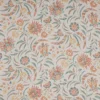 multicolour botanical linen fabric from Colefax & Fowler