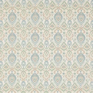 blue traditional printed fabric from Colefax & Fowler